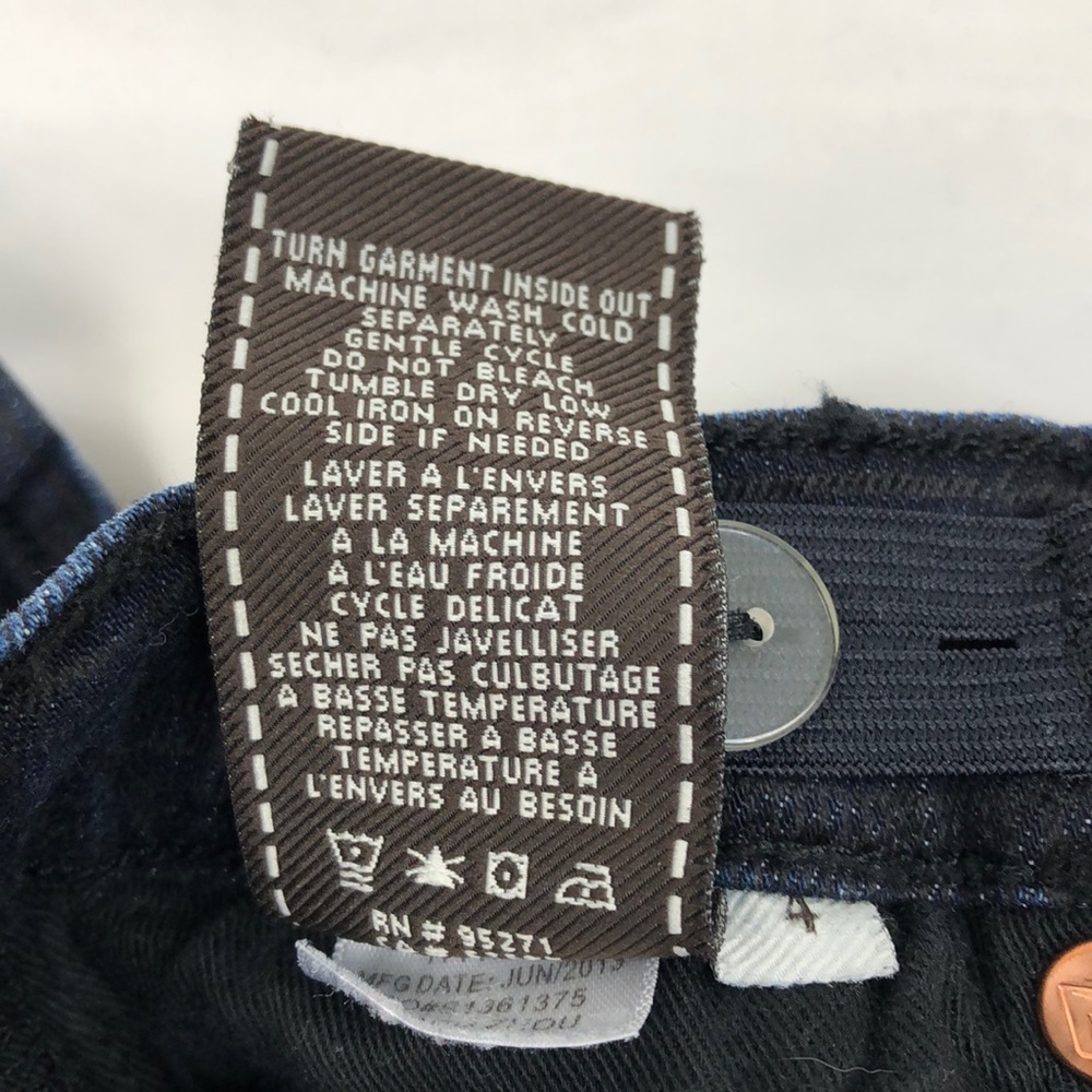 7 For All Mankind Girls Jeans 4T - Picture 6 of 6
